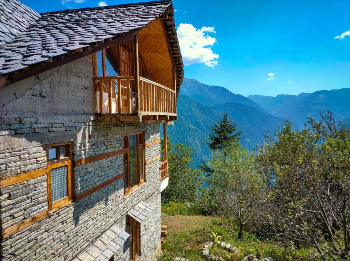 Ishan Log Huts-A Boutique Home Stay Banjar Ngoại thất bức ảnh